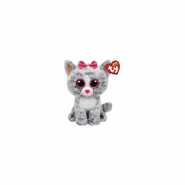 Meteor Mascot Beanie Boos KIKI, šedá kočka 24 cm (8421370757)