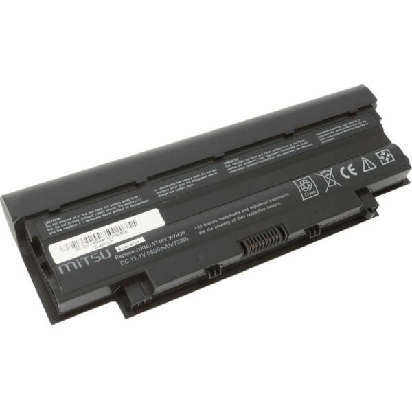 Baterie Mitsu pro Dell 13R, 14R, 15R, 6600mAh, 11,1V (BC / DE-14RH)