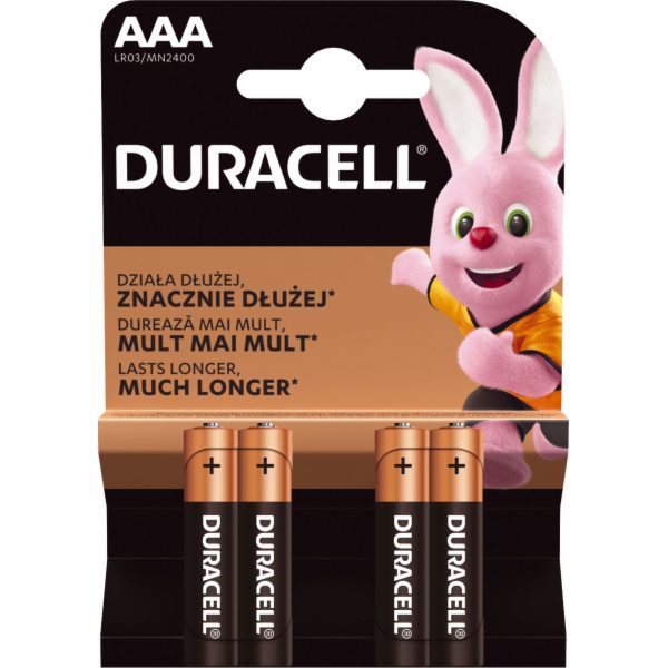Duracell Basic alkalická baterie 4 ks (AAA)