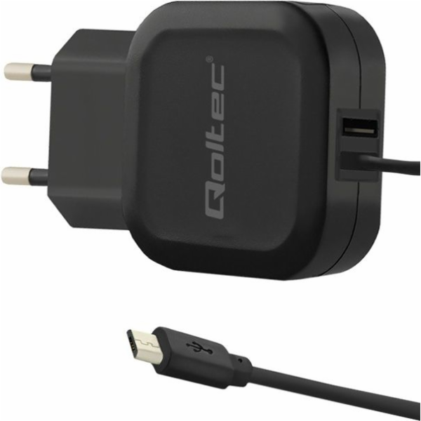 Qoltec nabíječka pro smartphone / tablet USB + MicroUSB (50189)