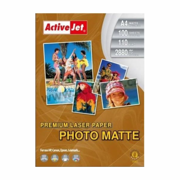 Fotografický papír Activejet pro tiskárnu A4 (P4-110M100L)