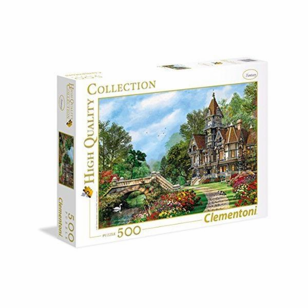 Puzzle Clementoni, 500 dílků. Old Waterway Cottage (35048 CLEMENTONI)