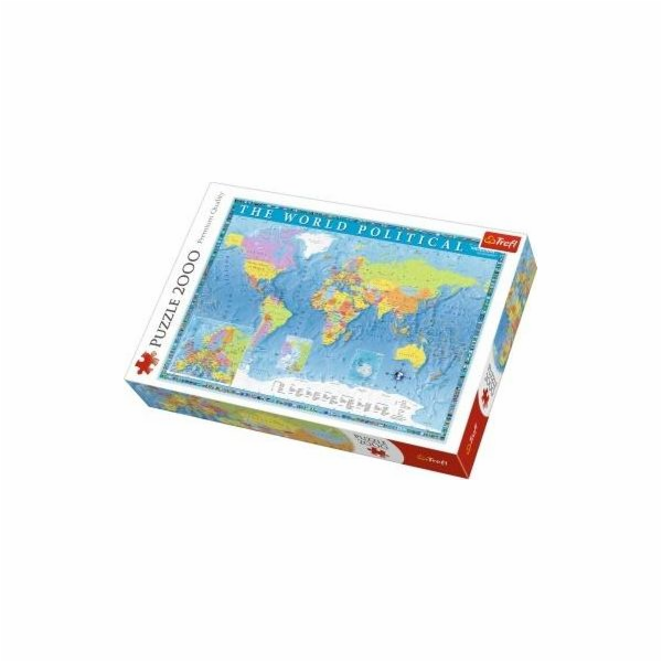 Trefl Puzzle 2000 Politická mapa světa