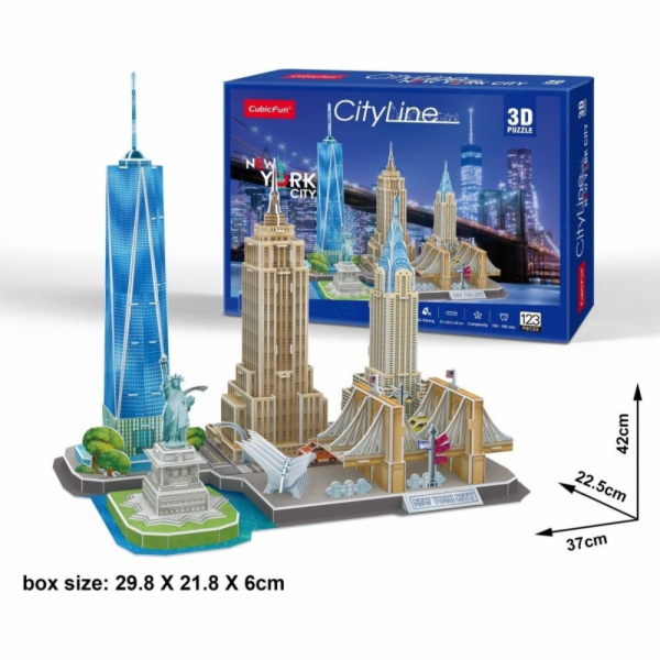 Dante Puzzle 3D City Line New York City (20255)