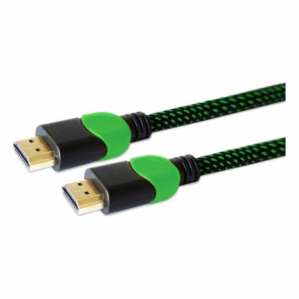 Savio GCL-03 HDMI cable 1.8 m HDMI Type A (Standard) Black Green