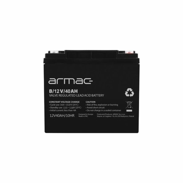 ARMAC UPS náhradní baterie, 12V/40Ah