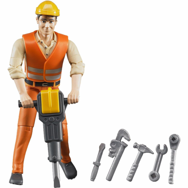 Bauarbeiter mit Zubehör, Spielfigur