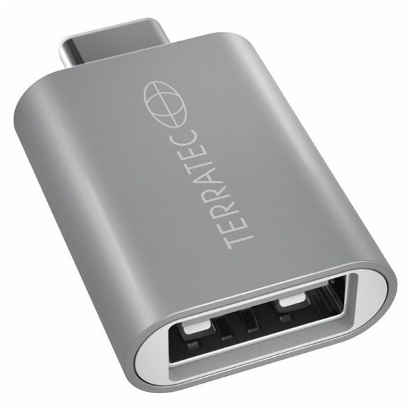 Adapter USB TerraTec USB-C - USB Srebrny (251732)