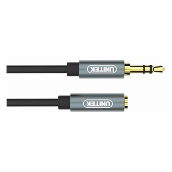 UNITEK Y-C932ABK audio cable 1 m 3.5mm Black Grey