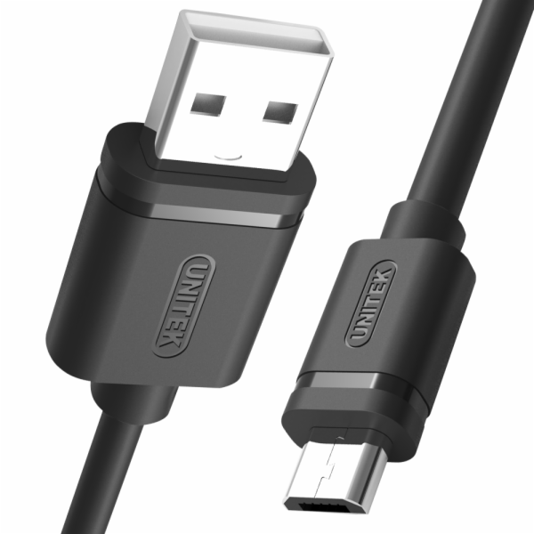 Unitek Mobile USB kabel USB-microUSB 2.0 kabel, 1,5M, rychlé nabíjení (Y-C434GBK)