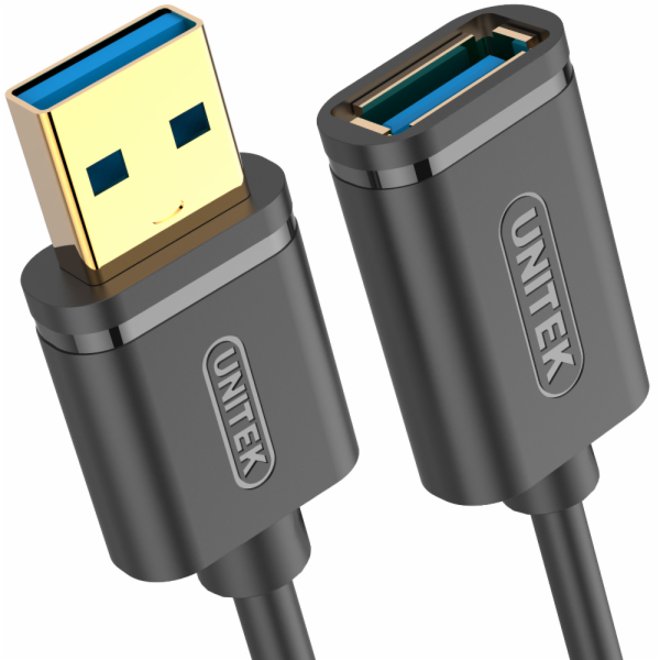 UNITEK Y-C457GBK USB cable 1 m USB 3.2 Gen 1 (3.1 Gen 1) USB A Black