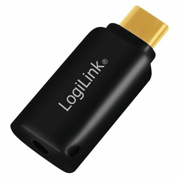 USB adaptér LogiLink USB-C na 3,5mm audio adaptér - Mini jack
