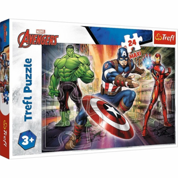 Trefl Puzzle 24 Maxi Ve světě Avengers
