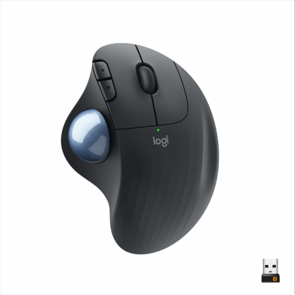 Logitech myš ERGO M575 wireless/ optická/ 5 tlačítek / 2000DPI - grafitová