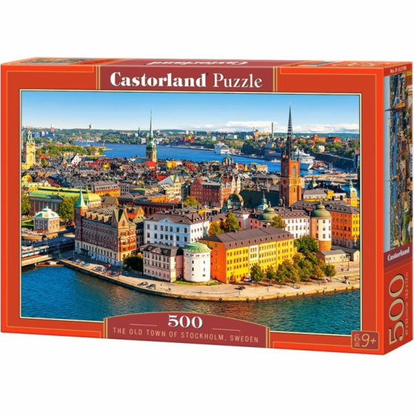 Castorland Puzzle 500 Stockholm Staré Město, Švédsko