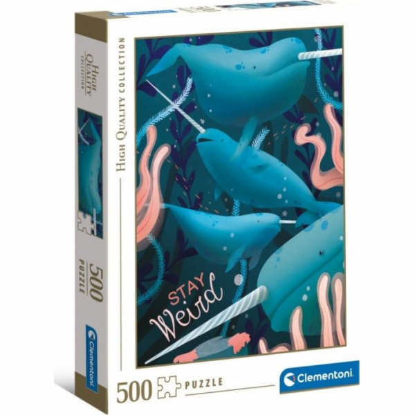 Clementoni Puzzle 500 Fantastická zvířata Narvalové 35099