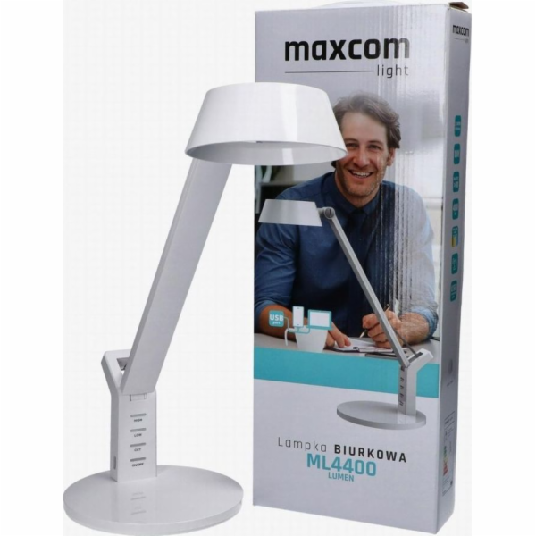 Stolní lampa Maxcom Stolní lampa MaxCom ML4400 Lumen, bílá