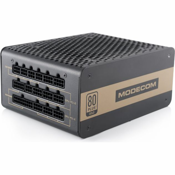 Modecom ZAS-MC90-SM-650-ATX-VOLCANO-GOLD power supply unit 650 W 20+4 pin ATX Black Gold