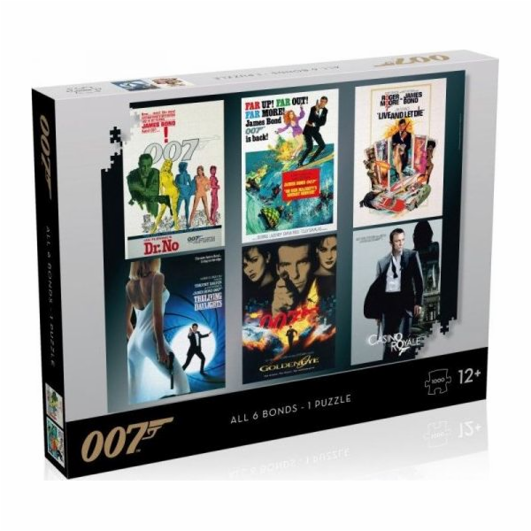 Vítězné pohyby Puzzle James Bond 007 Herecký debut 1000 dílků