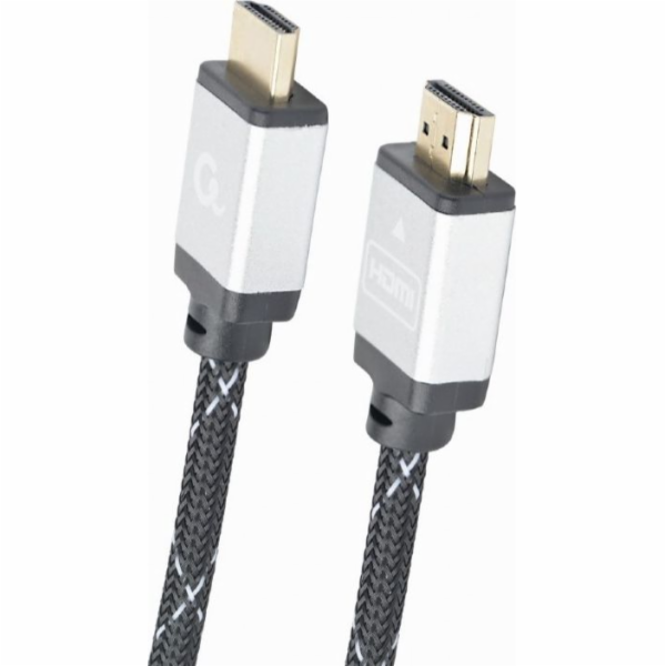 Gembird kabel HDMI High speed (M - M), série Select Plus, Ethernet, pozlacené konektory, 3 m