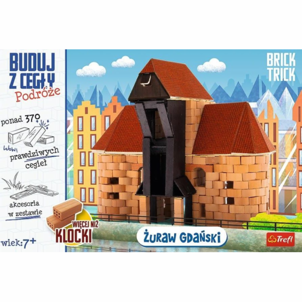 Trefl Brick Trick - Postavte si XL TREFL jeřáb s cihlou