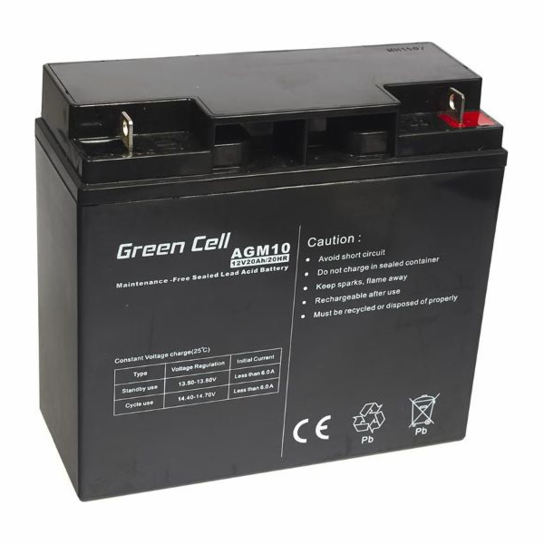 Green Cell 12V 20Ah AGM10