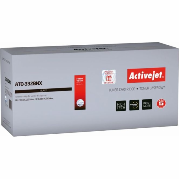 Activejet ATO-332BNX toner (replacement for OKI 46508712; Supreme; 3500 pages; black)