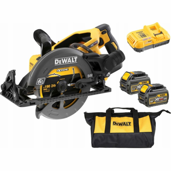 DeWALT DCS577T2-QW portable circular saw 19 cm Yellow 5800 RPM