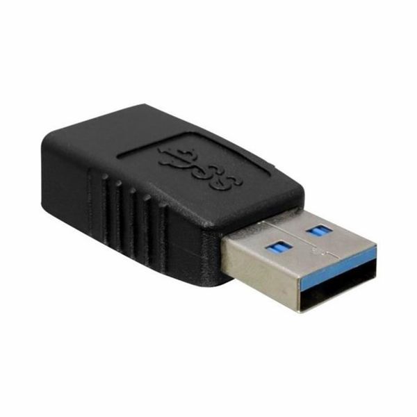 USB adaptér Delock USB 3.0 USB - USB černý (65174)