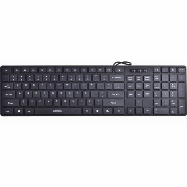 Activejet K-3066SB office keyboard (USB) black