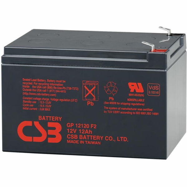 CSB baterie 12V / 12Ah (GP12120F2)