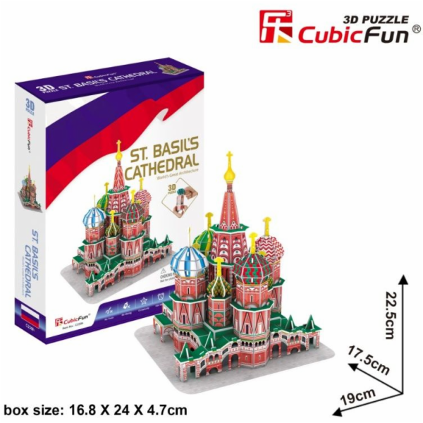 Cubicfun Puzzle 3D St. Piotra 46 položek (GXP-606535)