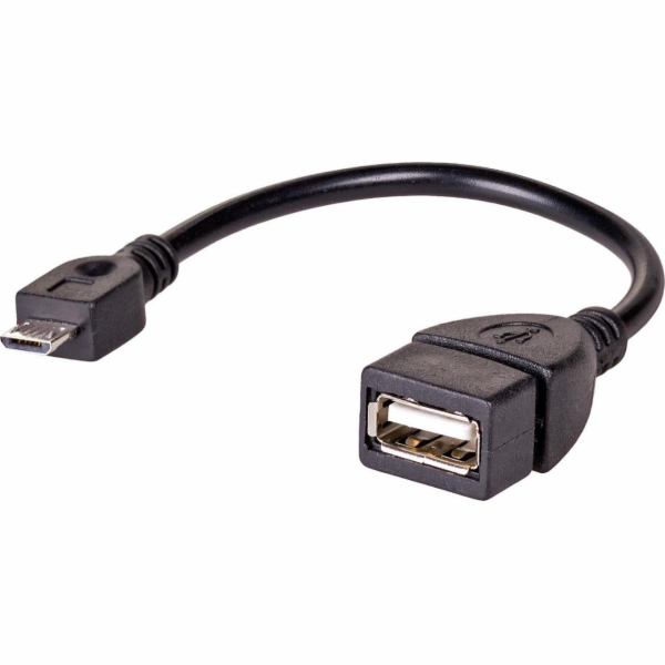 Adapter USB Akyga microUSB - USB Czarny (AK-AD-09)