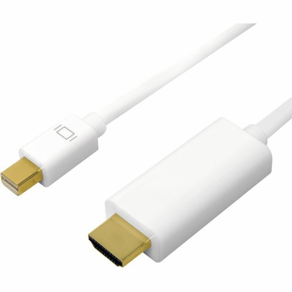 LogiLink DisplayPort Mini – kabel HDMI 3m bílý (CV0124)