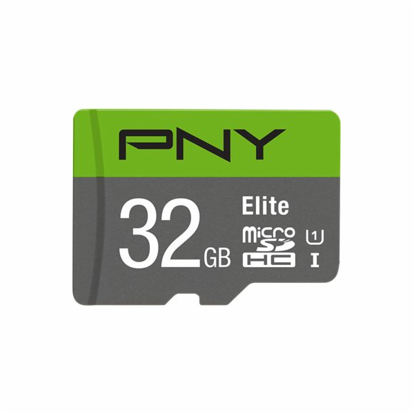 PNY Elite MicroSDHC 32GB Class 10 UHS-I/U1 A1 V10 (P-SDU32GU185GW-GE) Karta