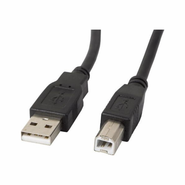 Kabel USB-A(M)->USB-B(M) 2.0 0.5M CZARNY