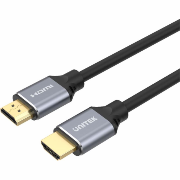 Unitek HDMI - HDMI kabel 3m stříbrný (C139W)