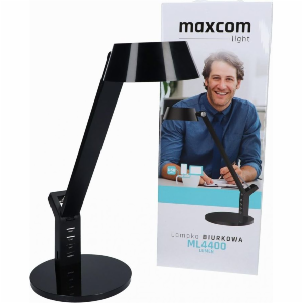 Stolní lampa Maxcom Stolní lampa MaxCom ML4400 Lumen, černá