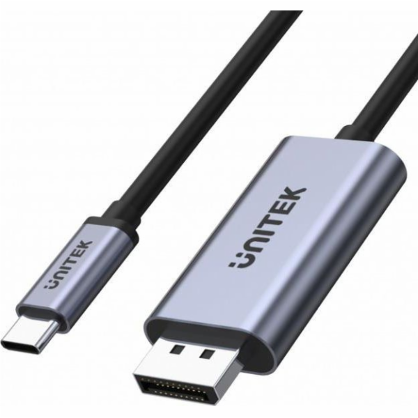 UNITEK V1409A cable gender changer USB-C DisplayPort Black Grey