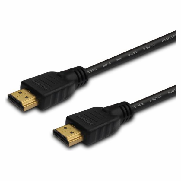 Elmak HDMI - HDMI kabel 10m černý (SAVIO CL-34)