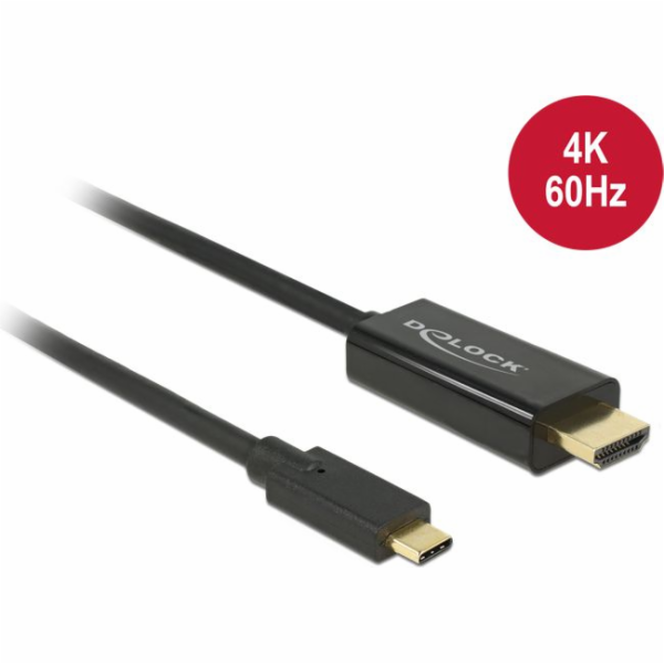 Kabel USB-C -> HDMI M/M 2m (tryb alternatywny DP) 4K 60Hz