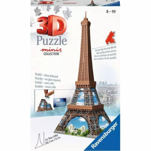 Ravensburger 3D puzzle Mini budovy Eiffelova věž 125364 RAVENSBURGER