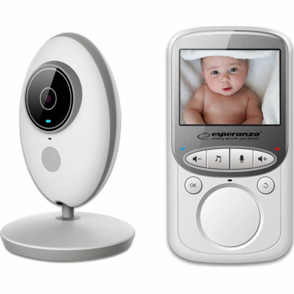 Esperanza EHM003 LCD Baby Monitor 2.4 White