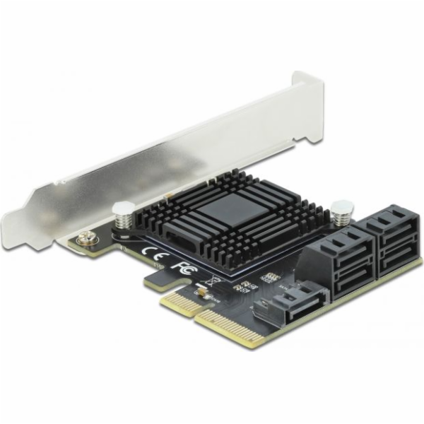 DeLOCK PCIe 5P SATA x4 LP, Schnittstellenkarte
