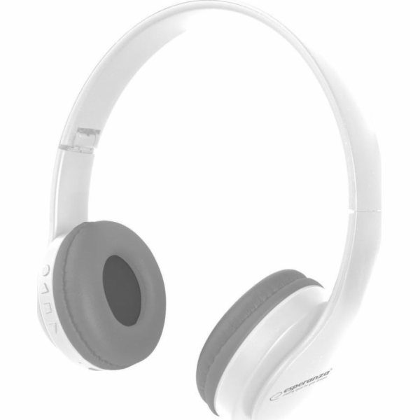 Esperanza EH222W Bluetooth headphones Headband White