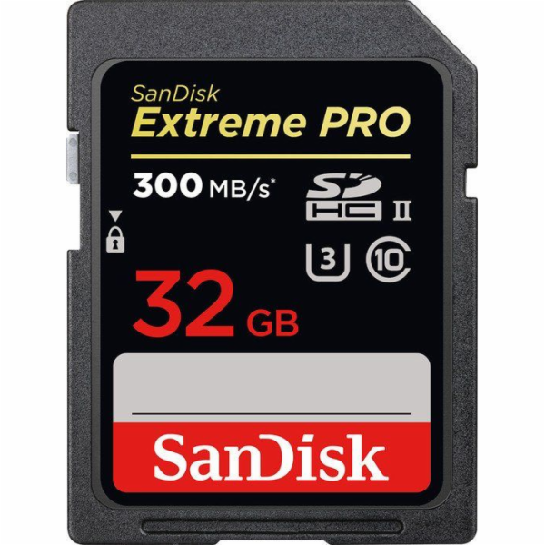 SanDisk ExtremePRO SDHC V90 32GB 300MB UHS-II SDSDXDK-032G-GN4IN