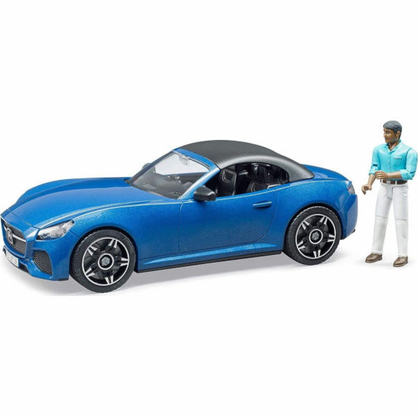 Auto Roadster modrý s odnímatelnou figurkou