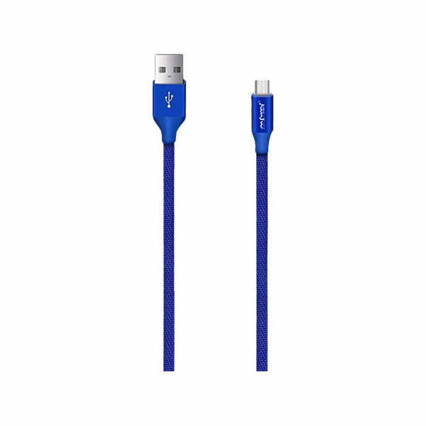 Kabel USB Nafumi USB-A - microUSB 2 m Niebieski (25910)