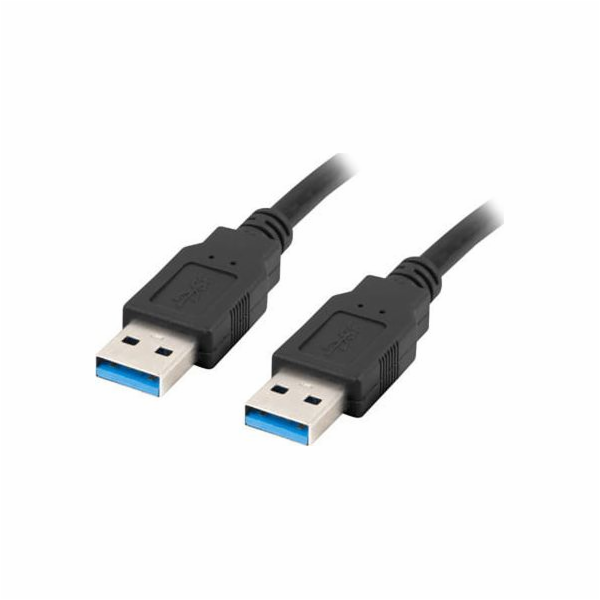 Lanberg CA-USBA-30CU-0010-BK USB cable 1m 3.0 USB A Black