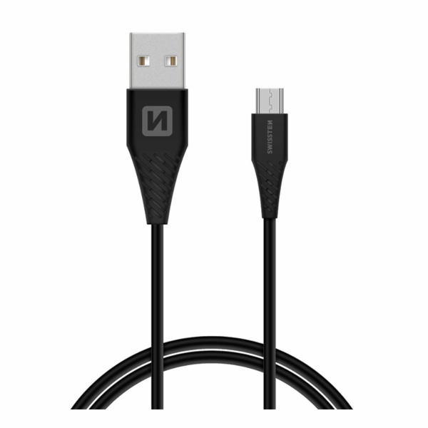 Swissten Datový Kabel Usb / Micro Usb 1,5 M Černý (6,5Mm)